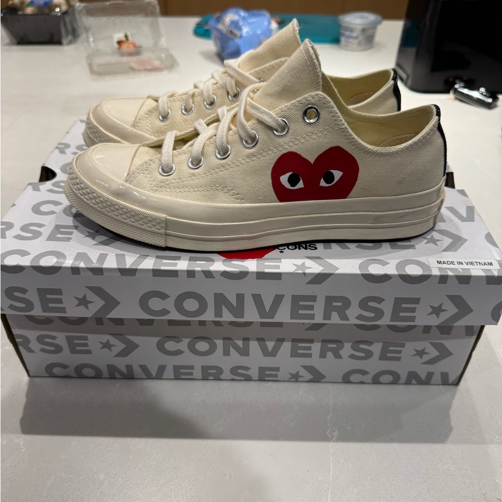 Converse Chuck 70 CDG Milk Off White Womens 8 Men’s 6 Comme De Garçons